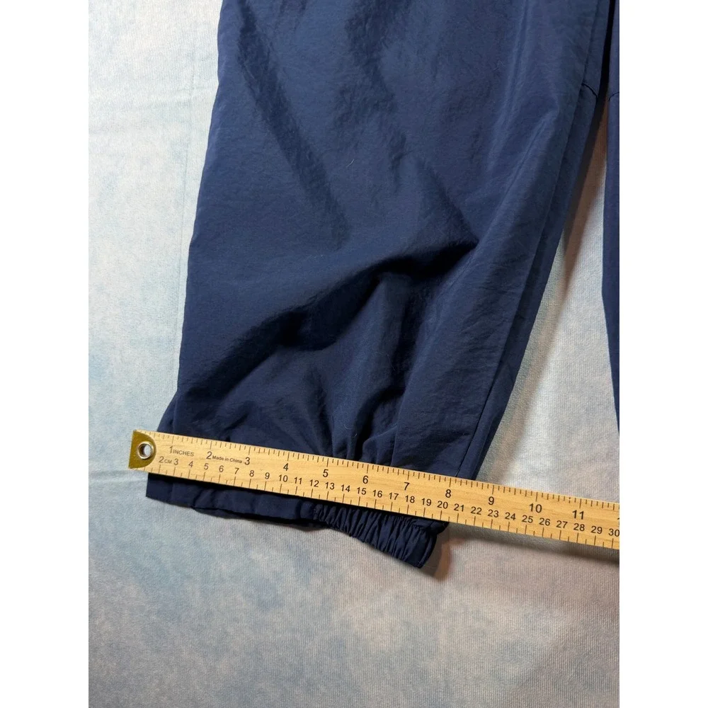 Nike Vintage Track Pants Mens L Navy Blue Excellent Embroidered Swoosh S20510TMS